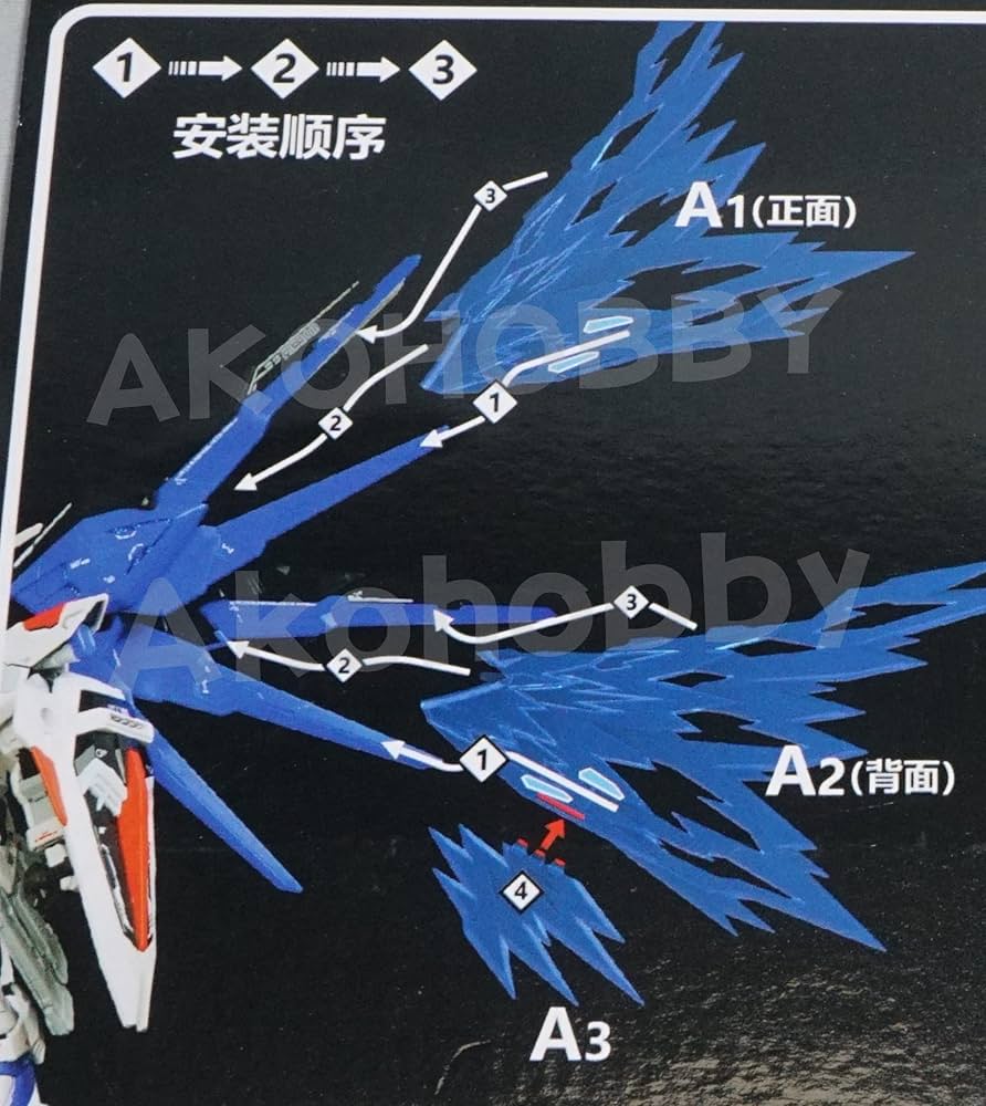 Amazon.co.jp: MGSD 光の翼 & ベース セット フリーダムガンダム